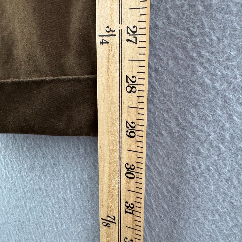 Vintage Polo Ralph Lauren Pants Mens 36x30 (Fits 35x29) Brown Pleated Cotton - Picture 10 of 16